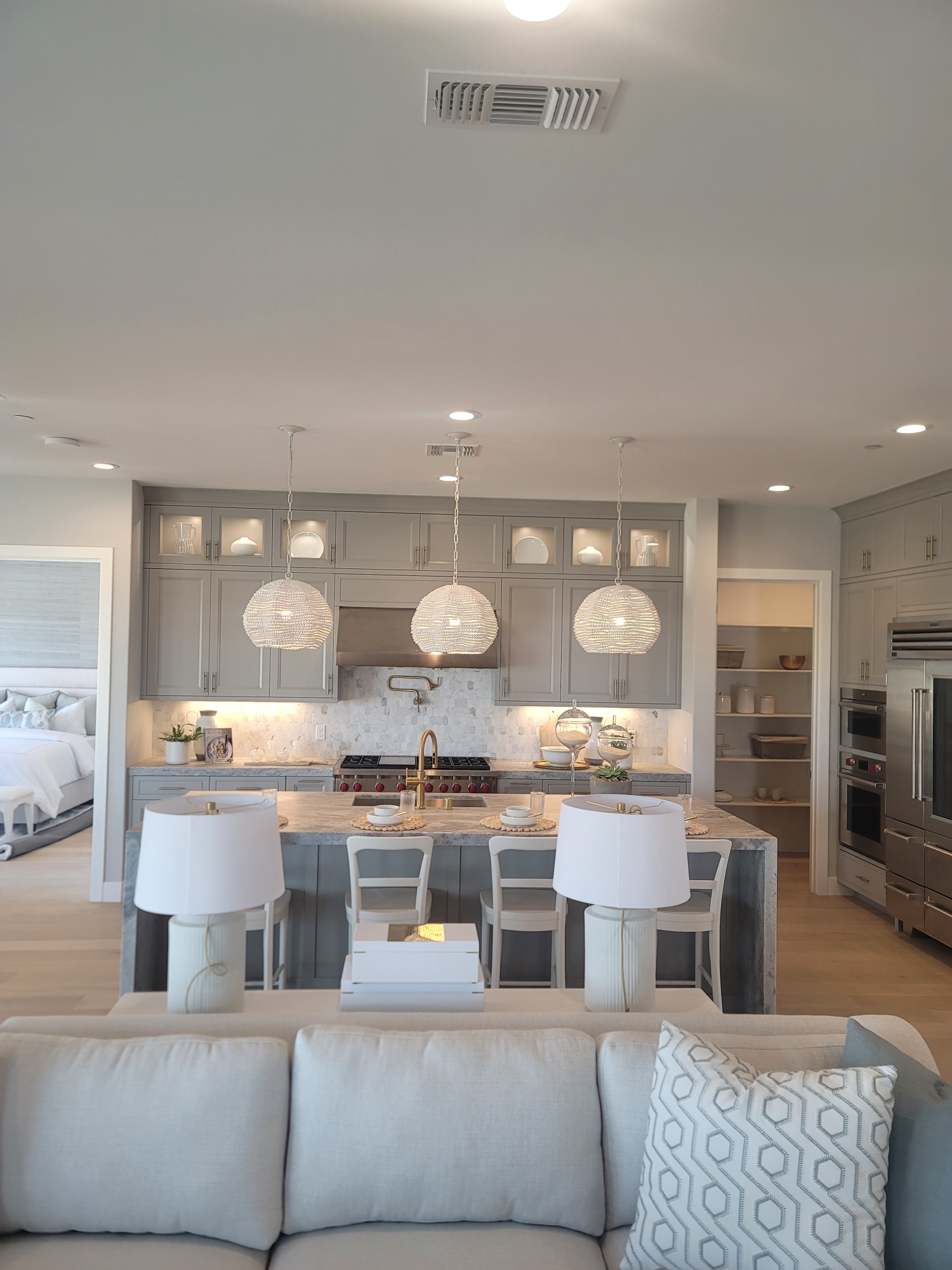 Kitchen backsplash detail